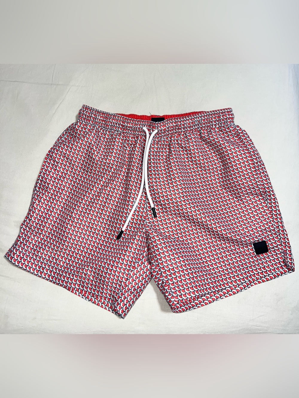 Hugo Boss BOSS Vibe Patterned Swim Trunks Men's Small
